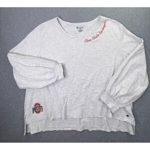 Champion Ohio State Buckeyes College Crewneck Sweatshirt‎ Women's 2XL Spell Out